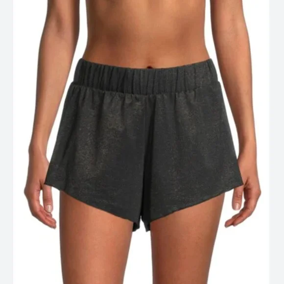 Onia Black & Gold Sparkly Shorts - Picture 2 of 2